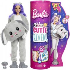 Mattel Barbie Cutie Reveal Puppe mit Welpen-Pluschkostum und 10 Uberraschungen Кукла Barbie Cutie Reveal в костюме плюшевого щенка и 10 сюрпризов