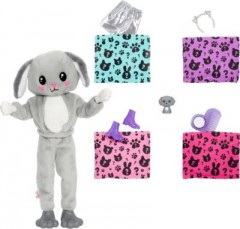 Mattel Barbie Cutie Reveal Puppe mit Welpen-Pluschkostum und 10 Uberraschungen Кукла Barbie Cutie Reveal в костюме плюшевого щенка и 10 сюрпризов