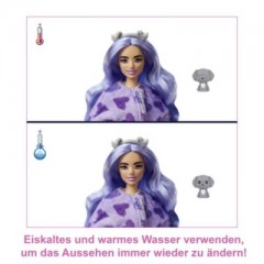Mattel Barbie Cutie Reveal Puppe mit Welpen-Pluschkostum und 10 Uberraschungen Кукла Barbie Cutie Reveal в костюме плюшевого щенка и 10 сюрпризов