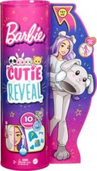 Mattel Barbie Cutie Reveal Puppe mit Welpen-Pluschkostum und 10 Uberraschungen Кукла Barbie Cutie Reveal в костюме плюшевого щенка и 10 сюрпризов