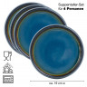 Moritz & Moritz Moritz & Moritz Suppenteller 4-tlg. REACTIV blau Суповые тарелки Moritz &amp; Moritz 4 шт. РЕАКТИВНЫЙ