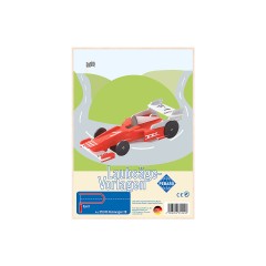 Pebaro Laubsagevorlage Rennwagen 3D 3D-шаблон лепнины гоночного автомобиля