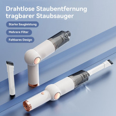 DOPWii DOPWii Akku-Handstaubsauger Faltbarer Vakuumreiniger,Kabellos,Grosser Saugleistung,Fur Zuhause,Auto, Es gibt eine Tasche  Бесроводной ручной пылесос DOPWii, складной пылесос, беспроводной, большая мощность всасывания, для дома, в машину, есть сумка