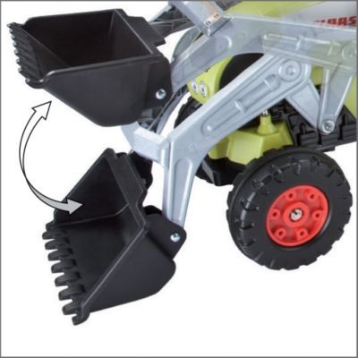 BIG Claas Celtis Loader + Trailer Trettraktor mit Anhanger Педальный трактор Claas Celtis Loader + Trailer с прицепом