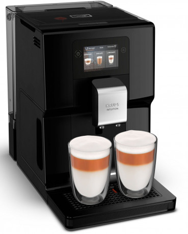 Krups Krups Kaffeevollautomat EA8738 Intuition Preference, inkl. Milchbehalter, intuitives Lichtsystem, 11 Getranke, OTC-System  Полностью авоматическая кофемашина Krups EA8738 Intuition Preference, включая контейнер для молока, интуитивно понятную систем