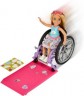 Mattel Barbie Chelsea-Puppe (blond) und Rollstuhl. Spielzeug fur Kinder ab 3 Jahren Кукла Барби Челси (блондинка) и инвалидная коляска. Игрушки для детей от 3 лет
