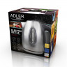 Adler Adler Wasserkocher AD 1223, 1,7 L, 2200 Watt, kabellos, LED-Anzeige, Edelstahl  Чайник Adler AD 1223, 1,7 л, 2200 Вт, беспроводной, светодиодный дисплей, нержавеющая сталь