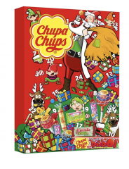 Chupa Chups Adventskalender 210,6 g Адвент-календарь Chupa Chups 2024, 24 сладких сюрприза, 210 грамм