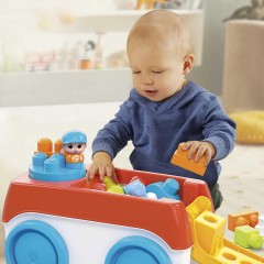 Mattel MEGA BLOKS Bauset Drehwagen fur Bausteine mit 1 Drehwagen Конструктор MEGA BLOKS вращающаяся тележка для строительных блоков с 1 вращающейся тележкой