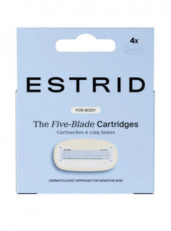 ESTRID Rasierklingen Nachfüllung five blade, 4stk, Лезвие для бритвы 4шт