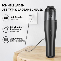 MOUTEN MOUTEN Akku-Hand-und Stielstaubsauger Handstaubsauger-Batterien fur Zuhause/Buro/Auto/Tierhaare  Беспроводной ручной пылесос MOUTEN, ручной пылесос с батарейками для дома/офиса/автомобиля/волос домашних животных