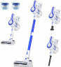 EICOBOT EICOBOT Akku-Hand-und Stielstaubsauger Ideal fur Hartboden, Teppiche, Tierhaare, beutellos, Kabelloser 23000Pa Akku-Staubsauger: Leistungsstark, leicht, flexibel  Беспроводной ручной и стержневой пылесос EICOBOT, идеально подходящий для твердых по