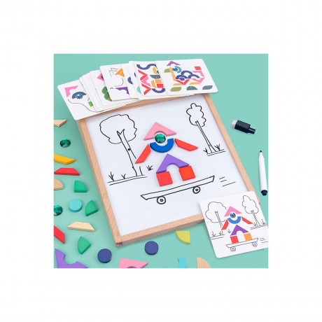 Epik Lernspielzeug fur Kinder magnetische Puzzlebausteine Развивающие игрушки для детей магнитные строительные блоки головоломки