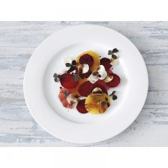 Bitz Bitz Bone China white Speiseteller 27 cm Обеденная тарелка Bitz Bone China белая 27 см