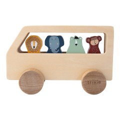 trixie Schiebespielzeug Bus mit Tieren Толкайте игрушечный автобус с животными