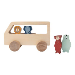 trixie Schiebespielzeug Bus mit Tieren Толкайте игрушечный автобус с животными