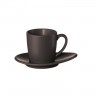 ASA SELECTION ASA Cuba Marone Espressotasse mit Untertasse 0,06 L / h: 5 cm Чашка для эспрессо ASA Cuba Marone с блюдцем 0,06 л / высота: 5 см