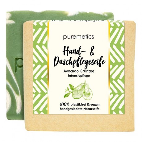 puremetics Hand- & Duschpflegeseife Avocado Gruntee Мыло для рук и душа Avocado Grunte