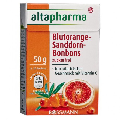 altapharma Blutorange-Sanddorn-Bonbons 50 г