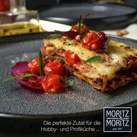 Moritz & Moritz Moritz & Moritz Speiseteller 4-tlg. Reaktiv  grau Обеденные тарелки Moritz &amp; Moritz 4 шт. Реактивный