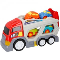 HTI-Living Spielzeug Autotransporter mit Licht und Ton Игрушечный автовоз со светом и звуком