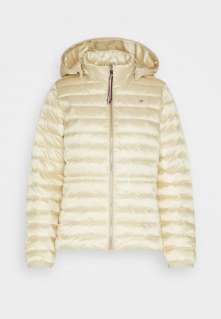Tommy Hilfiger FEMININE Down jacket light sandalwood ЖЕНСКОЕ Пуховик светлое сандаловое дерево
