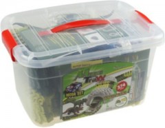 Amewi Magic Traxx Dino-Park Mega Set mit Tunnel 374-tlg. Magic Traxx Dino Park Mega Set с тоннелем 374 шт.