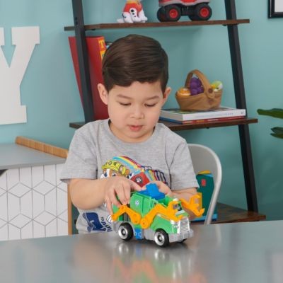 Spin Master Paw Patrol Rockys Deluxe Basis Fahrzeug aus dem Kinofilm mit Hundefigur Базовый автомобиль Paw Patrol Rocky&#39;s Deluxe из фильма с фигуркой собаки