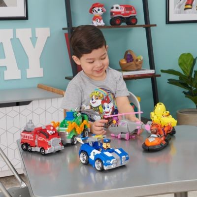 Spin Master Paw Patrol Rockys Deluxe Basis Fahrzeug aus dem Kinofilm mit Hundefigur Базовый автомобиль Paw Patrol Rocky&#39;s Deluxe из фильма с фигуркой собаки