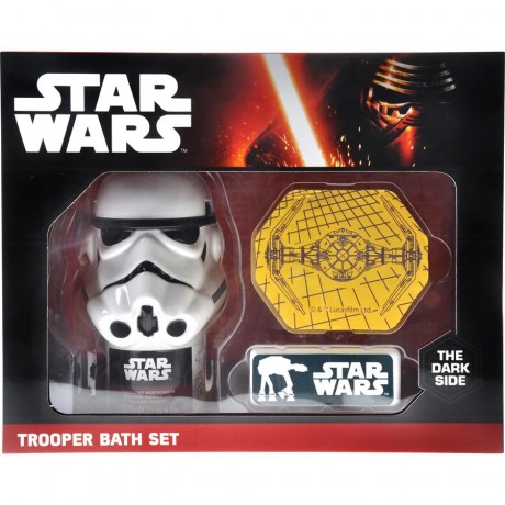 Star Wars (Стар Варс) Korperpflege Trooper Badeset, Duschgel 300 мл + Badeschwamm 1 шт. + Badefizzer / 1 шт.