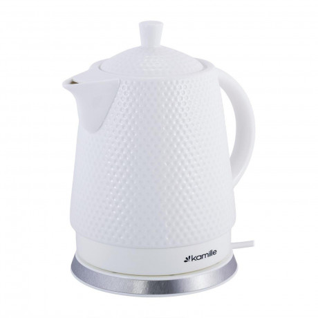 Kamille Kamille Wasserkocher Elektrischeswasserkocher 1,5L Keramik Wasserkocher, 1,5 l, 1200 W  Чайник с ромашками Электрический чайник 1,5 л Керамический чайник, 1,5 л, 1200 Вт