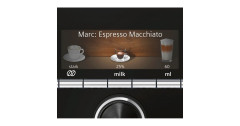 Siemens Siemens TI923509DE EQ.9 s300, Vollautomat schwarz/silber  schwarz, silber Siemens TI923509DE EQ.9 s300, полностью автоматический черный/серебристый
