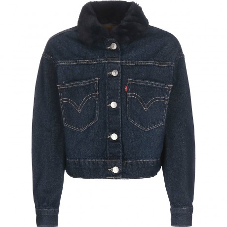 Levis Kids Levis Kids Jacke Kinder Oversized Trucker Ubergangsjacken Levis Kids Jacket Детские куртки дальнобойщика оверсайз