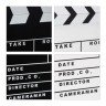 relaxdays 2 x Filmklappe Schwarz\/Weiss 2 x хлопушка черный/белый