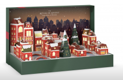 RITUALS Adventskalender DELUXE Адвент-календарь 2024, 24 бьюти сюрприза, в зеленой коробке со светодиодной гирляндой