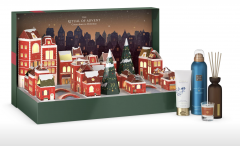 RITUALS Adventskalender DELUXE Адвент-календарь 2024, 24 бьюти сюрприза, в зеленой коробке со светодиодной гирляндой
