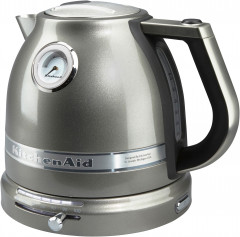KitchenAid KitchenAid Wasserkocher 5KEK1522EMS MEDALLION-SILBER, 1,5 l, 2400 W  Чайник KitchenAid 5KEK1522EMS MEDALLION SILVER, 1,5 л, 2400 Вт