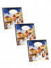 Lindt Mini-Tisch-Adventskalender Weihnachtsmarkt Адвент-календарь 2024 Рождественская ярмарка, 24 конфеты, 19 х 19 см, 350 г, 3 штуки