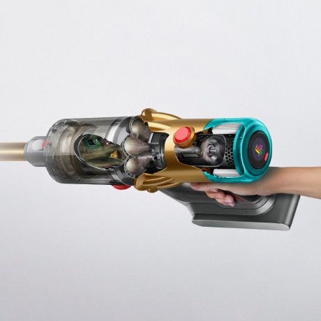 DYSON DYSON Akku-Hand-und Stielstaubsauger V12™ Detect Slim Absolute, 545 W, Beutellos, 2 Bodendusen und 5 weitere Zubehorteile Беспроводной ручной пылесос DYSON V12™ Detect Slim Absolute, 545 Вт, без мешка, 2 насадки для пола и 5 других аксессуаров