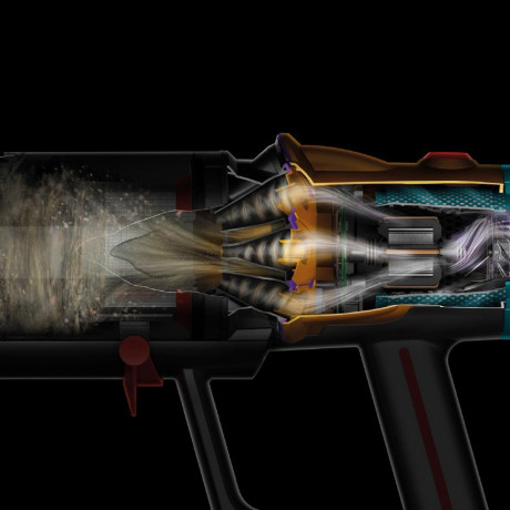 DYSON DYSON Akku-Hand-und Stielstaubsauger V12™ Detect Slim Absolute, 545 W, Beutellos, 2 Bodendusen und 5 weitere Zubehorteile Беспроводной ручной пылесос DYSON V12™ Detect Slim Absolute, 545 Вт, без мешка, 2 насадки для пола и 5 других аксессуаров