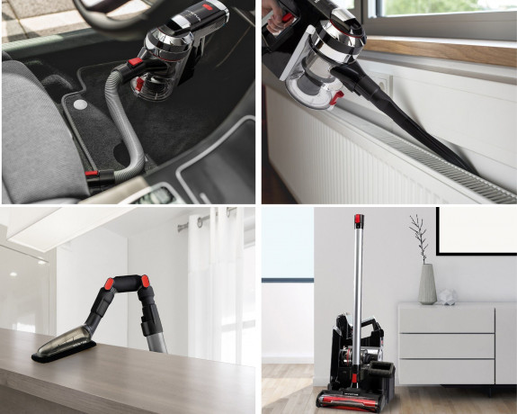 Genius Genius Nass-Trocken-Akkusauger Invictus X9, 380,00 W, beutellos, 29 Teile, inkl X Water 2.0 kabelloser 2 in 1 Genius Invictus X9 беспроводной пылесос для влажной и сухой уборки, 380,00 Вт, без мешка, 29 шт., вкл.