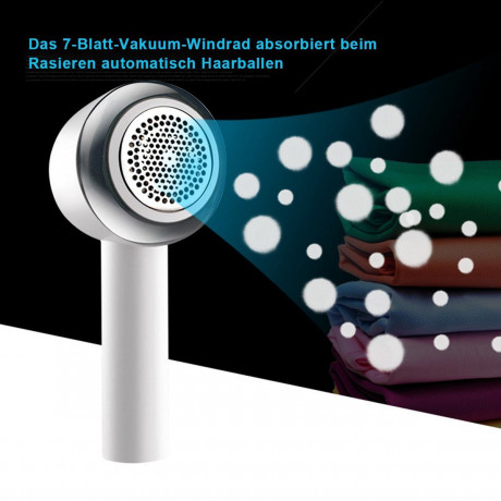 Yoyaxi Yoyaxi Dampfbugeleisen USB-wiederaufladbarer Fusselschneider fur Kleidung, Dreiflugeliger Zyklon-Fusselentferner fur Kleidung  Паровой утюг Yoyaxi, USB перезаряжаемый триммер для одежды, циклон с тремя лезвиями для удаления ворса с одежды