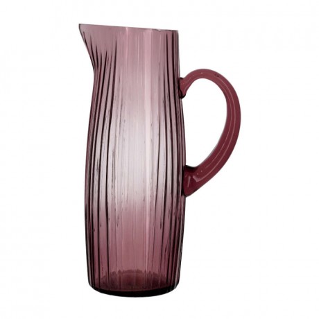 Bitz Bitz Kusintha - Glas pink Krug 1,2 L / h: 25,5 cm Bitz Kusintha - стеклянный розовый кувшин 1,2 л / высота: 25,5 см