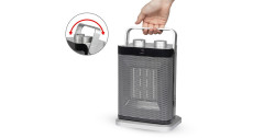 Clatronic Clatronic HL 3631 Keramik-Heizlufter silber/schwarz  silber/schwarz Clatronic HL 3631 керамический тепловентилятор серебристый/черный