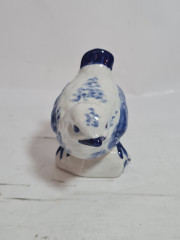 Фигурка винтажная Delft &quot;Птичка&quot;, ручная работа, фарфор, 8 см, Нидерланды, 1970-80гг.