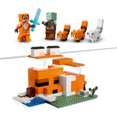 LEGO Minecraft 21178 Die Fuchs-Lodge ЛЕГО Лисья хижина