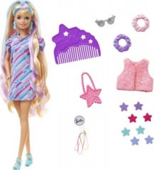 Mattel Barbie Totally Hair Puppe (blond\/bunte Haare) inkl. Styling-Zubehor Кукла Barbie Totally Hair (светлые/разноцветные волосы), включая аксессуары для укладки