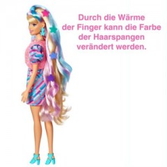 Mattel Barbie Totally Hair Puppe (blond\/bunte Haare) inkl. Styling-Zubehor Кукла Barbie Totally Hair (светлые/разноцветные волосы), включая аксессуары для укладки