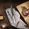 Robbe & Berking Robbe & Berking Alt-Spaten - 925 Sterling Silber Tranchierset Frozen Black 2-tlg. Robbe &amp; Berking Alt-Spaten - Набор для резьбы по серебру 925 пробы Frozen Black, 2 предмета.