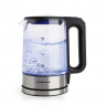 GOURMETmaxx GOURMETmaxx Wasserkocher Glas LED-Beleuchtung 1,7L Antikalkfilter, 1.7 l, 2200,00 W, automatischer Abschalter  Чайник GOURMETmaxx стеклянный со светодиодной подсветкой, фильтр от накипи 1,7 л, 1,7 л, 2200,00 Вт, автоматическое отклчение